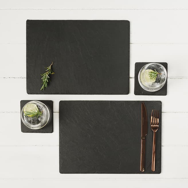 Just Slate Set of 2 Trivets/Large Place Mats