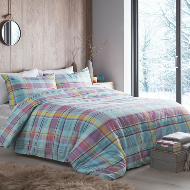 Appletree Applecross Check King Duvet Cover Set