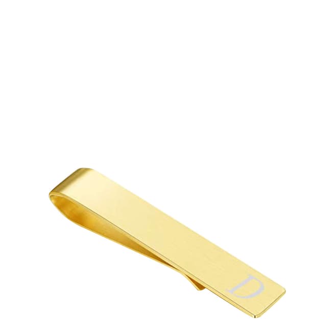 Stephen Oliver 18K Gold Initial D Tie Clip