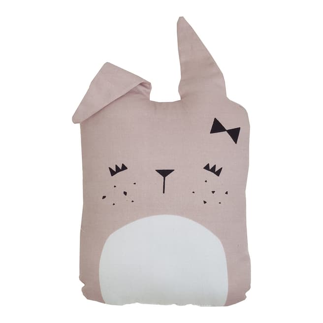 Fabelab Mauve Cute Bunny Animal Cushion