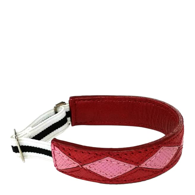 Prada Vintage Red Prada Bracelet