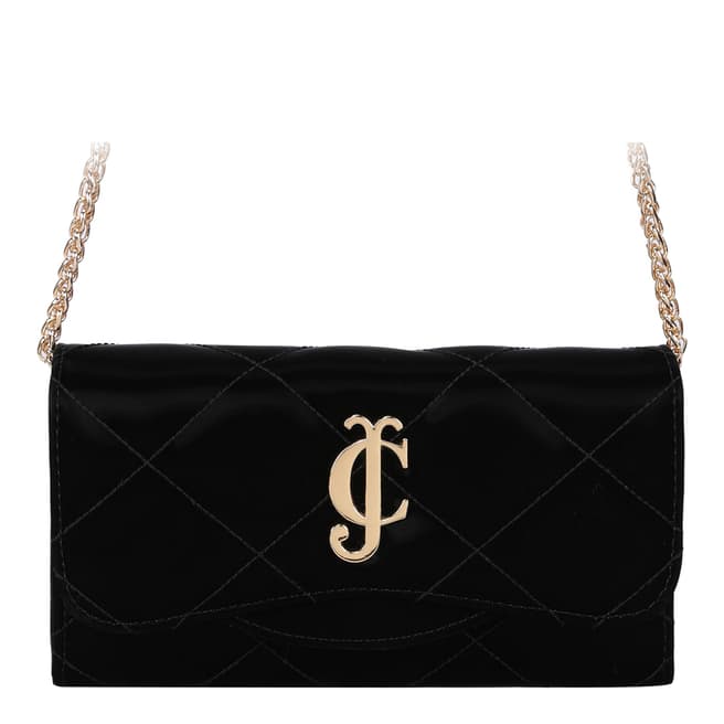 Juicy Couture Black Quilted Crossbody Bag 