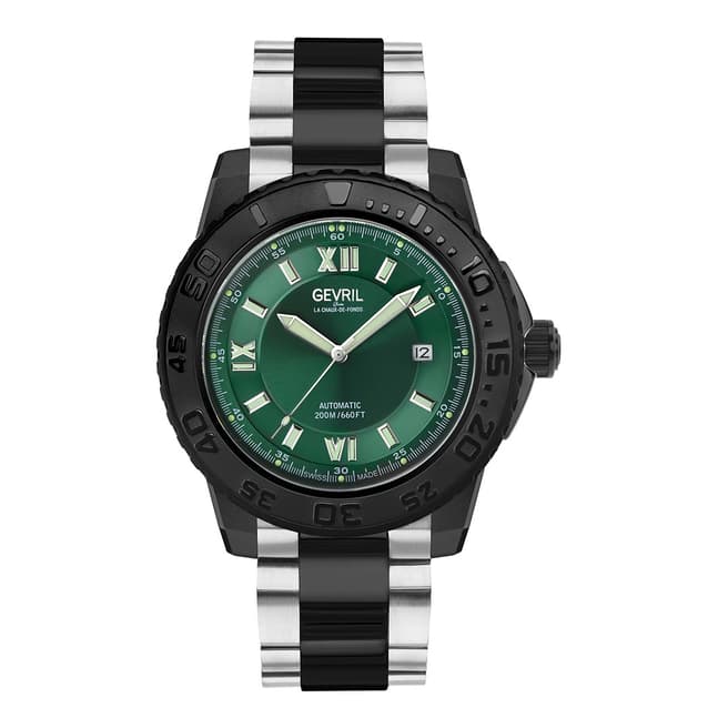 Gevril Men's Green PVD Watch