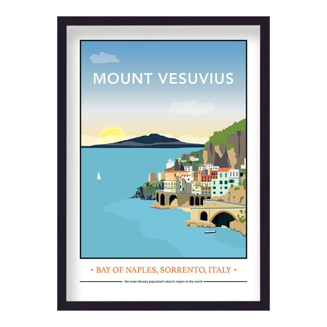 Tabitha Mary Mount Vesuvius, Naples, Italy Framed print