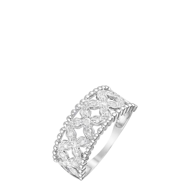 Diamond And Co Silver "Dahlia" Ring