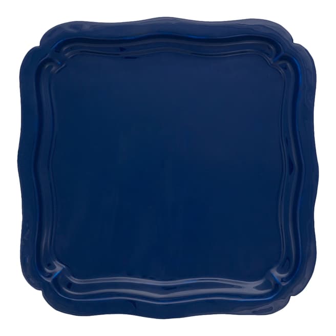 PiP Studio Square Enamelled Tray Blue 40x40cm