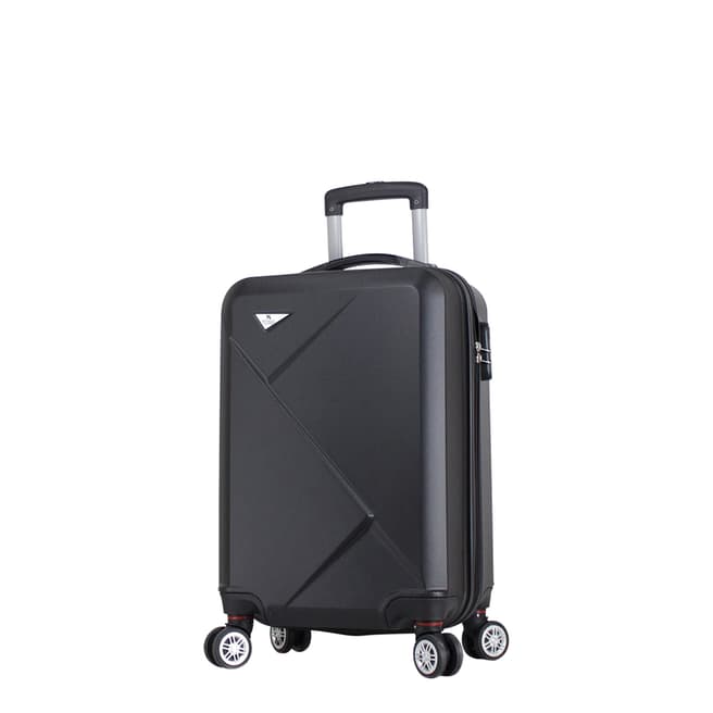 MyValice Black Cabin Diamond Suitcase