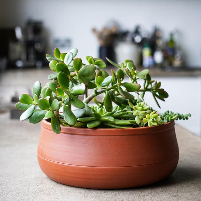 Ivyline Kew Handthrown Statement Bowl Burnt Umber, 30cm