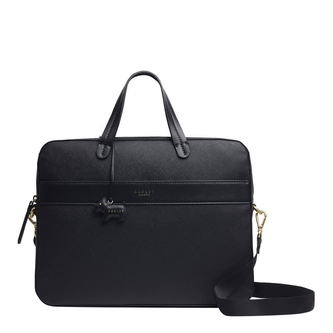 Radley Black Essex Road Medium Zip Laptop Bag