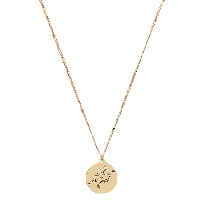 Kate Spade Gold Pisces Pendant Necklace