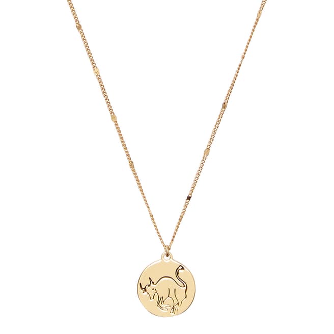 Kate Spade Gold Taurus Pendant Necklace