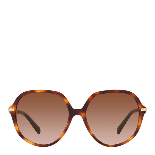 Valentino Women's Ruthenium/Grey Valentino Sunglasses 57mm