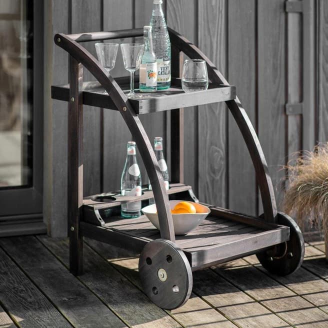 Gallery Living Vallejo Drinks Trolley Black