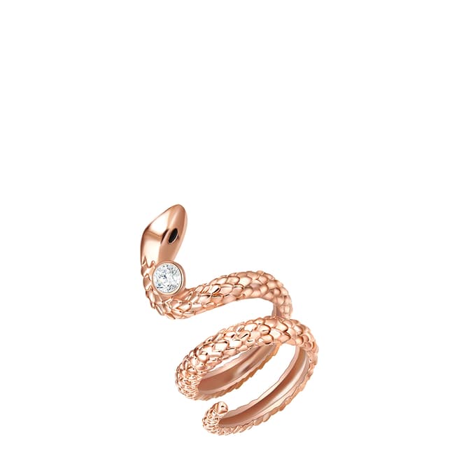 Saint Francis Crystals Rose Gold Swarovski Embellished Ring
