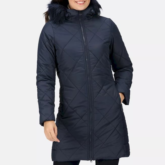 Regatta Navy Quilted Jacket