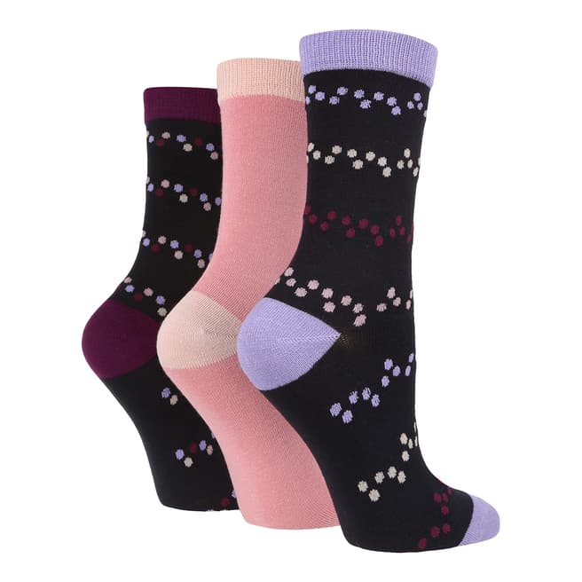 Glenmuir Multi 3 Pack Bamboo Socks