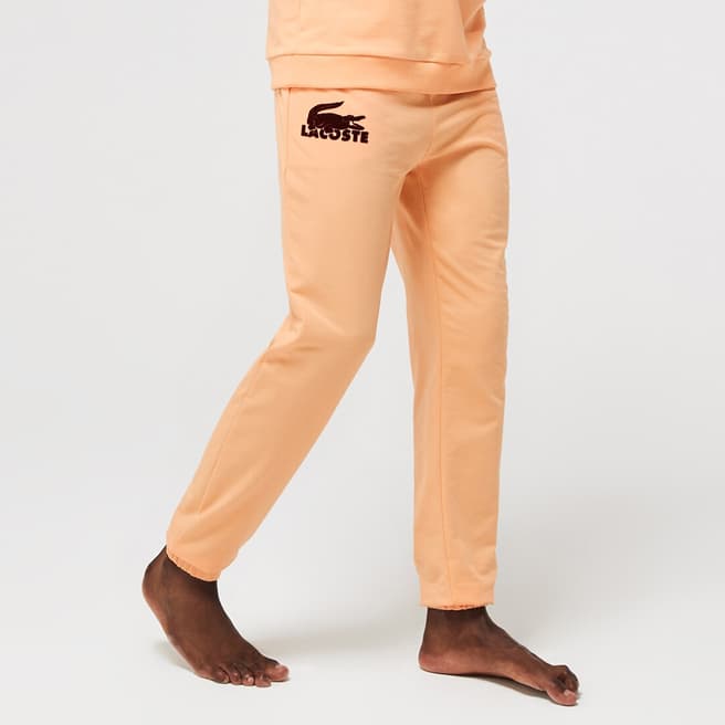 Lacoste Orange Slim Leg Branded Joggers