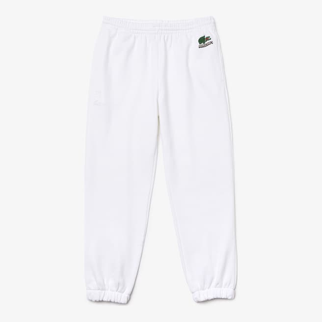 Lacoste White Minecraft Logo Joggers