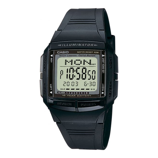 Casio Unisex Squared Black Casio Watch