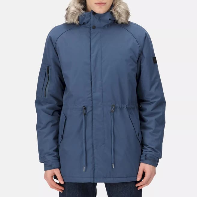 Regatta Blue Salinger Hooded Jacket