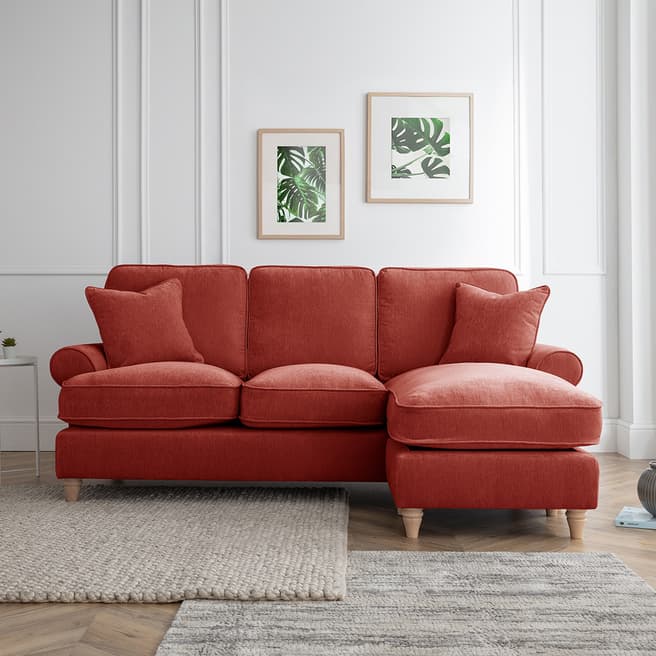 The Great Sofa Company SAVE  £1050 - The Bromfield Right Hand Chaise Sofa, Manhattan Apricot