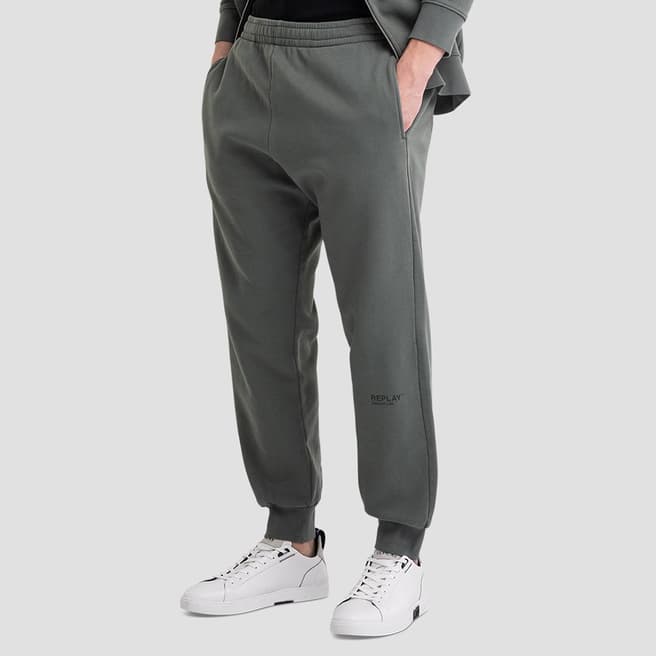 Replay Charcoal Second Life Organic Cotton Joggers