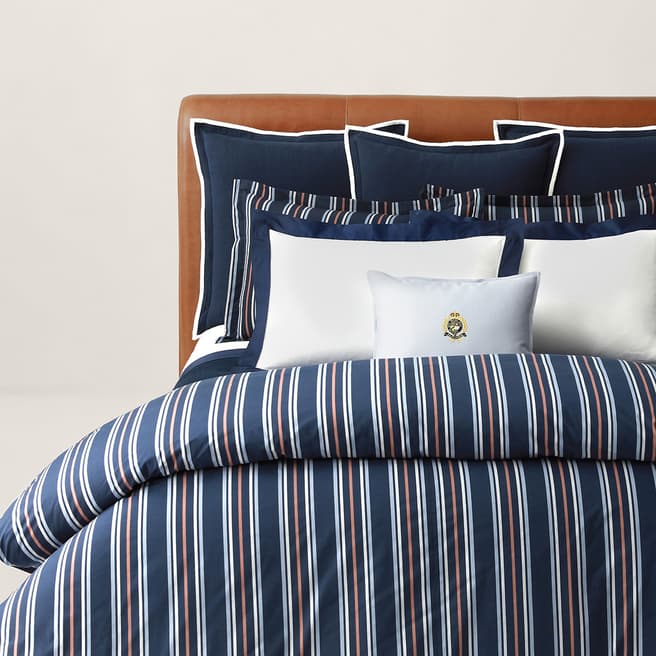 Ralph Lauren Baylee  Double Duvet Cover, Navy/Red