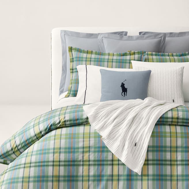 Ralph Lauren Carmella King Duvet Cover, Green 