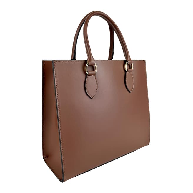 Bella Blanco Brown Leather Bag