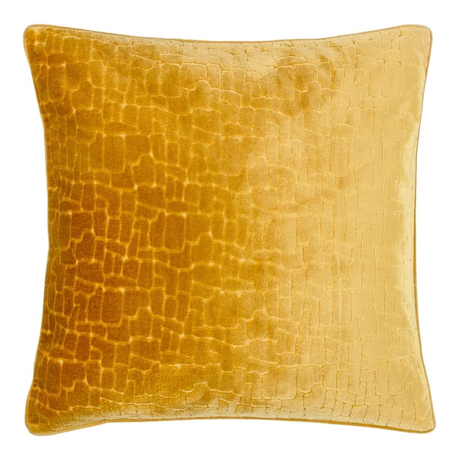 Paoletti Bloomsbury 50x50cm Cushion, Mustard