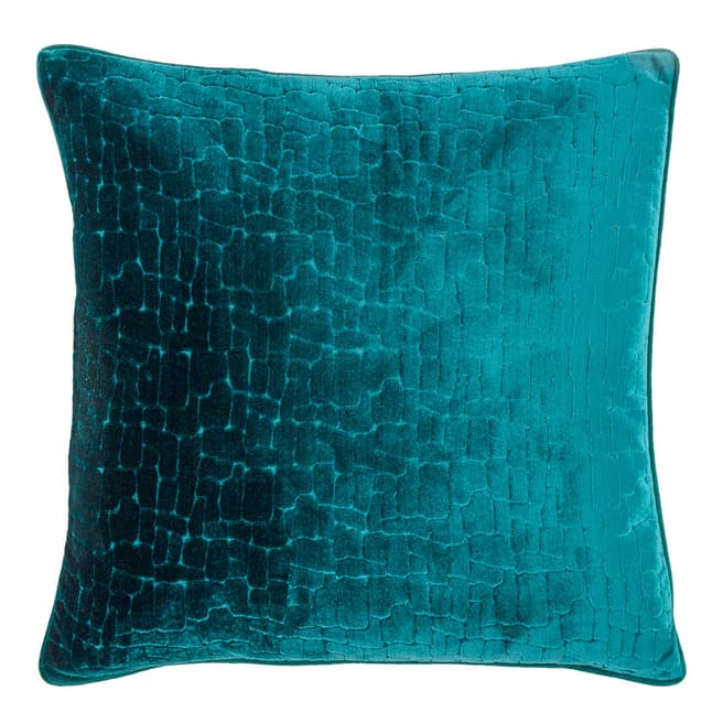 Paoletti Bloomsbury 50x50cm Cushion, Teal