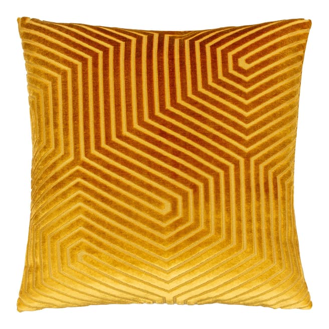 Paoletti Evoke 45x45cm Cushion, Gold