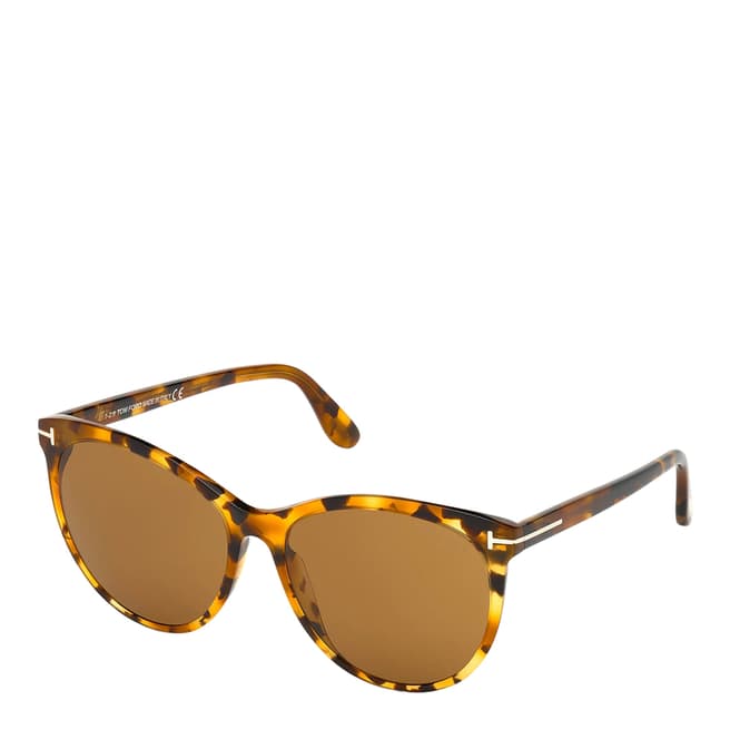Tom Ford Women's Brown Tortoise Maxine Tom Ford Sunglasses 59mm