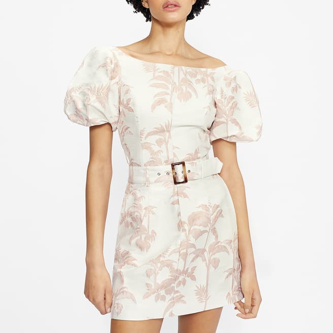 Ted Baker White Riverr Puff Sleeve Top