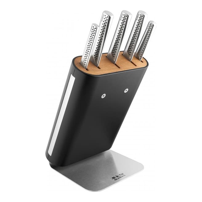 Global 6 Piece Ukon Hiro Knife Block Set 