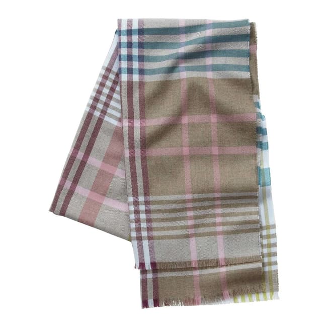 Schöffel Checked Merino Wool Scarf