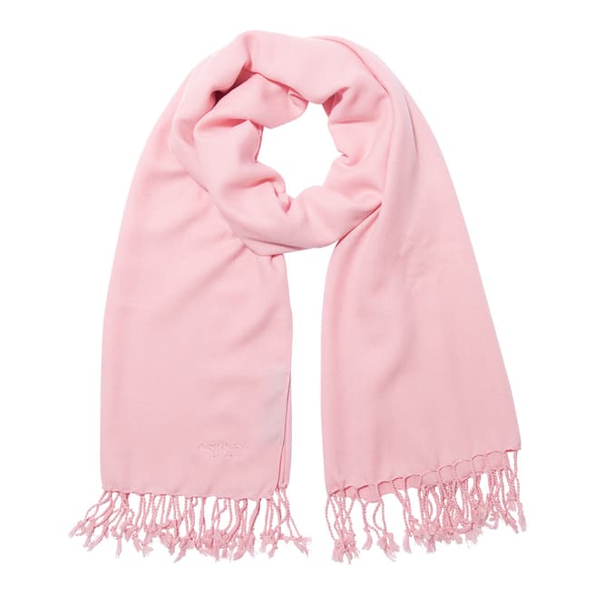 Osprey London Pink Oldrose Rainbow Scarf