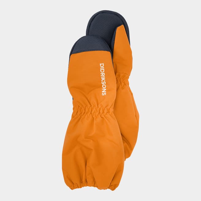 Didriksons Orange Waterproof Shell Gloves