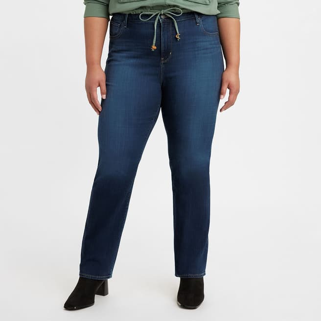 Levi's Dark Blue 724™ Straight Stretch Jeans