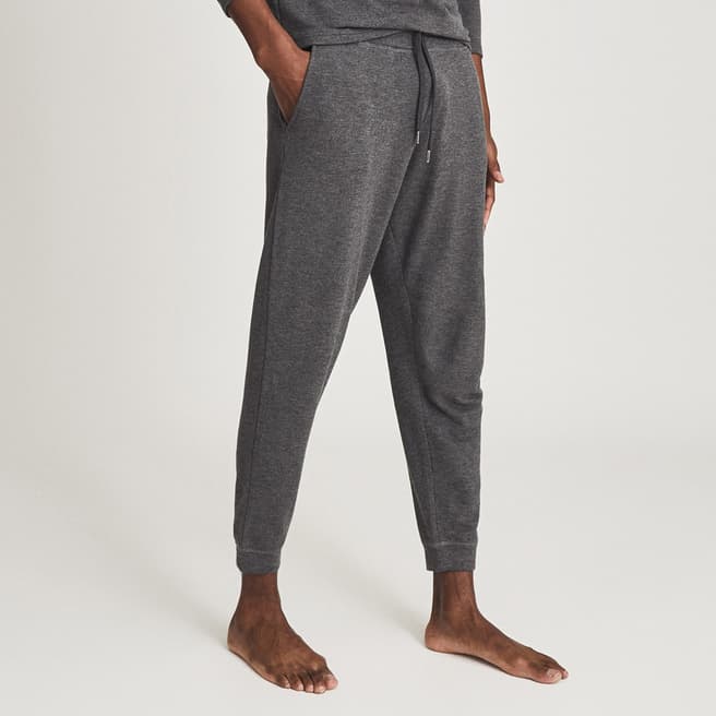 Reiss Charcoal Jose Drawstring Joggers