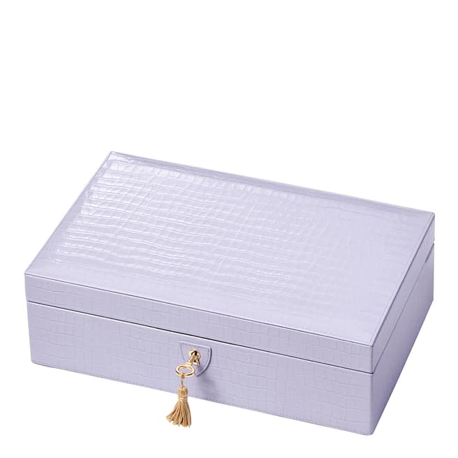 Aspinal of London Lavender Savoy Jewellery Box