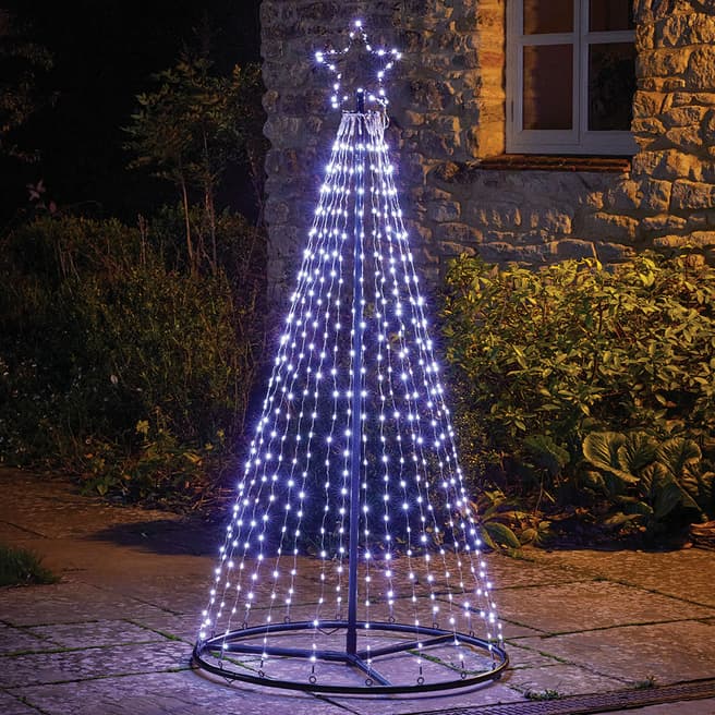 Smart Solar 1.5m Twinkle Tree, Warm/Cool White