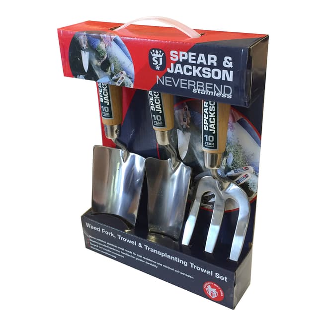 Spear & Jackson Neverbend Stainless 3 Piece Gift Set