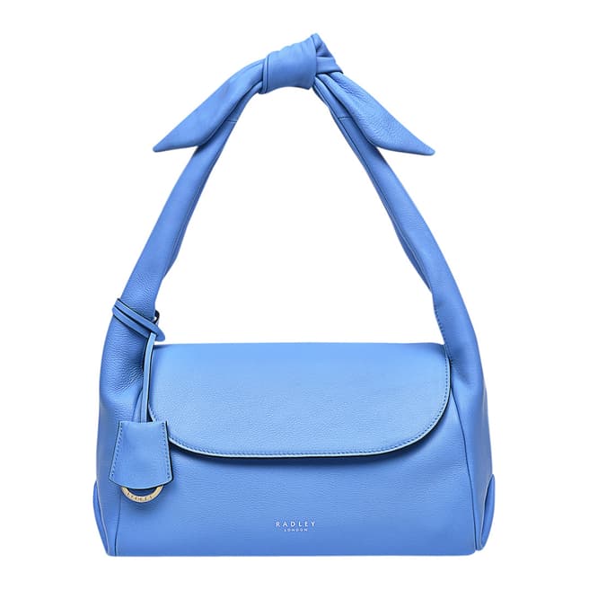 Radley Light Blue Cranwell Close Medium Flapover Shoulder Bag