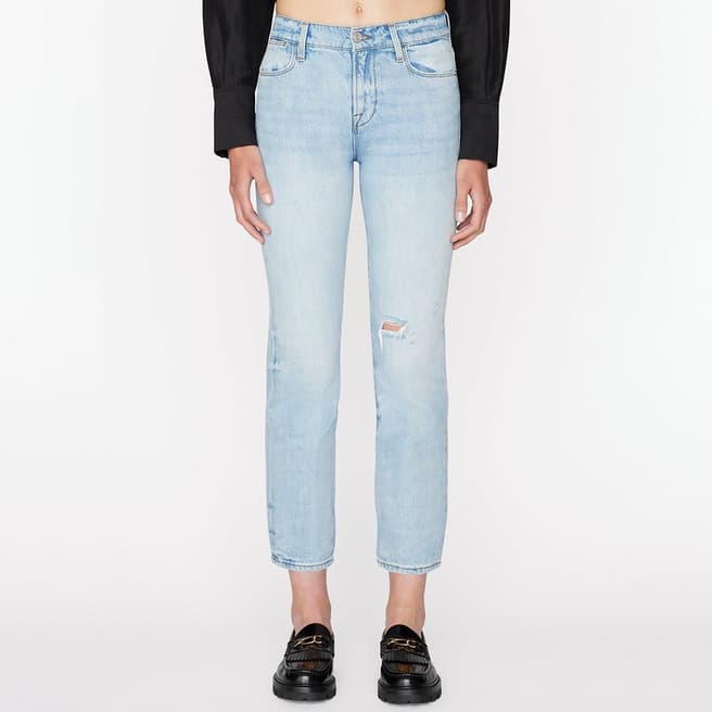 Frame Denim Light Blue Le High Straight Jeans