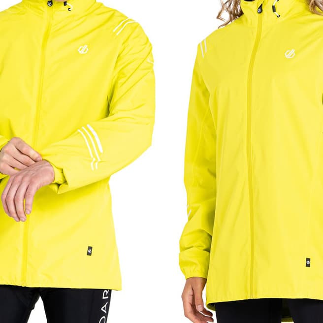 Dare2B Unisex Yellow Illume Pro Cycling Jacket