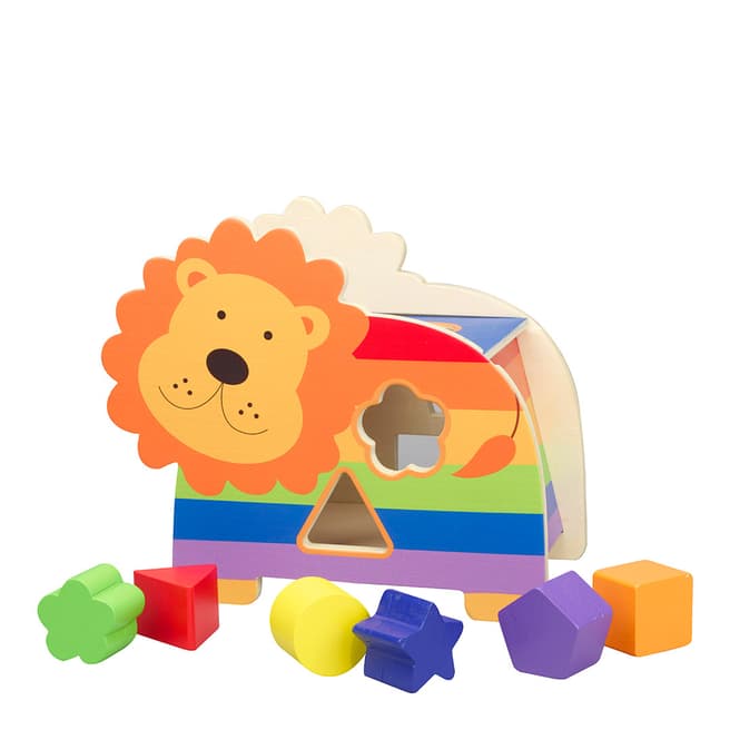 Orange Tree Toys Lion Shape Sorter