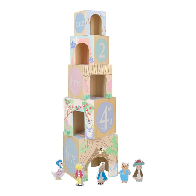 Orange Tree Toys Peter Rabbit Wooden Stacking Cubes