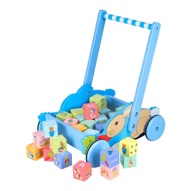 Orange Tree Toys Peter Rabbit Block Trolley