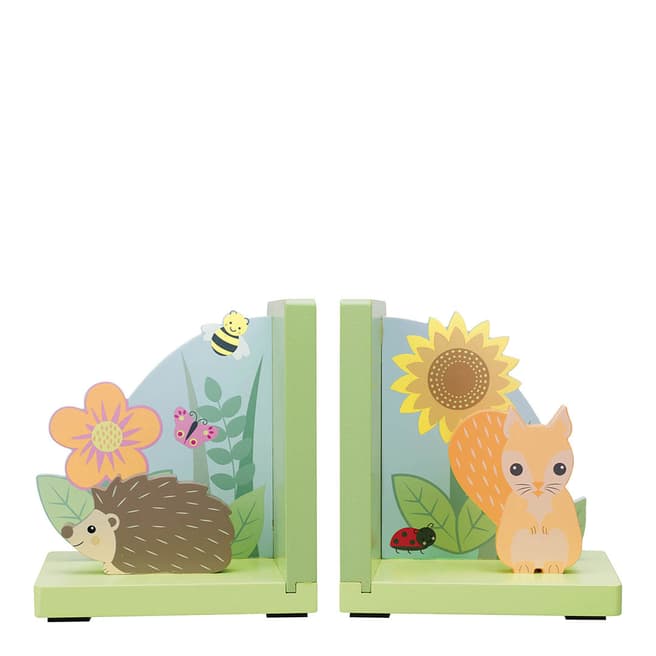 Orange Tree Toys Spring Garden Bookends